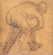 Woman drying herself Edgar Degas